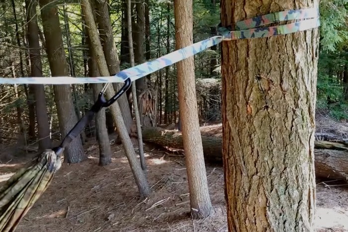 Connect your hammock to the straps
