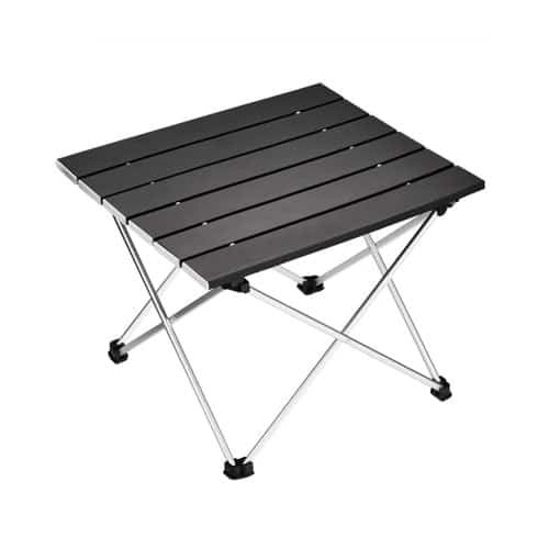 OMUKY Folding Table Camping Mini Table Folding Aluminum Alloy Compact Lightweight Mobile Table