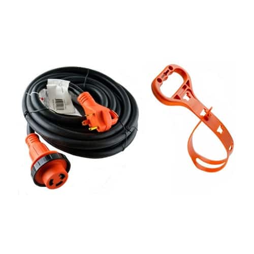 GoWISE Power 50-Feet 30 Amp RV Extension Cord with Molded Connector and Handle RVC3002