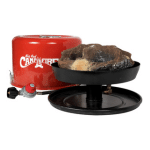 58035 Big Red Campfire Compact Outdoor Portable Tabletop Propane Heater Fire Pit Bowl