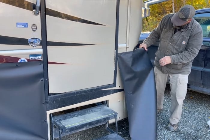 Does RV Skirting Help Protect Your RV in Winter