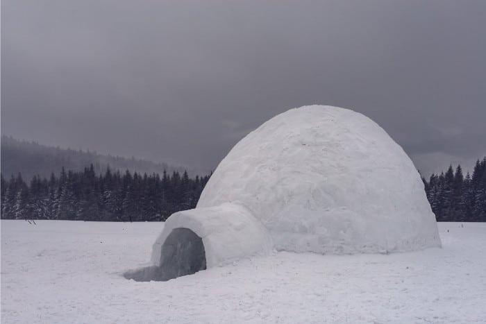 Igloos or Snow Caves