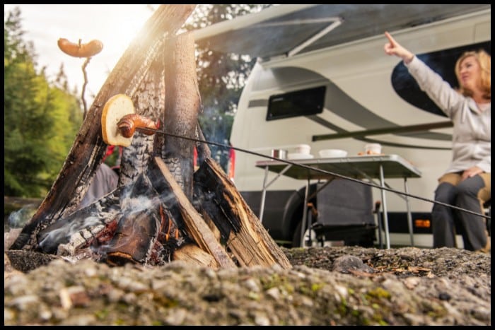 Cooking Over a Campfire