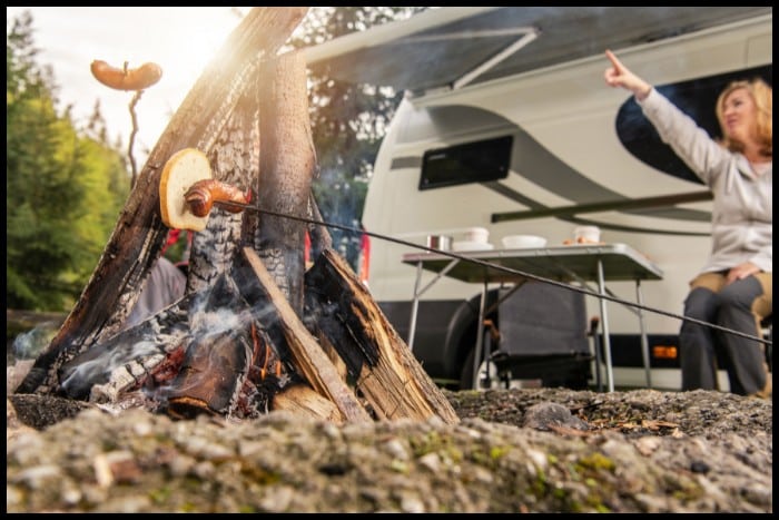 Cooking Over a Campfire